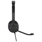 Jabra Evolve2 30 SE Wired Dual-Ear Headphones with Microphone for Work, USB-A and USB-C, Microsoft Teams Certified, Black