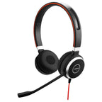 Jabra Evolve 40 Professional Wired Headset Stereo UC-Optimized, 3.5mm Jack and USB Connection