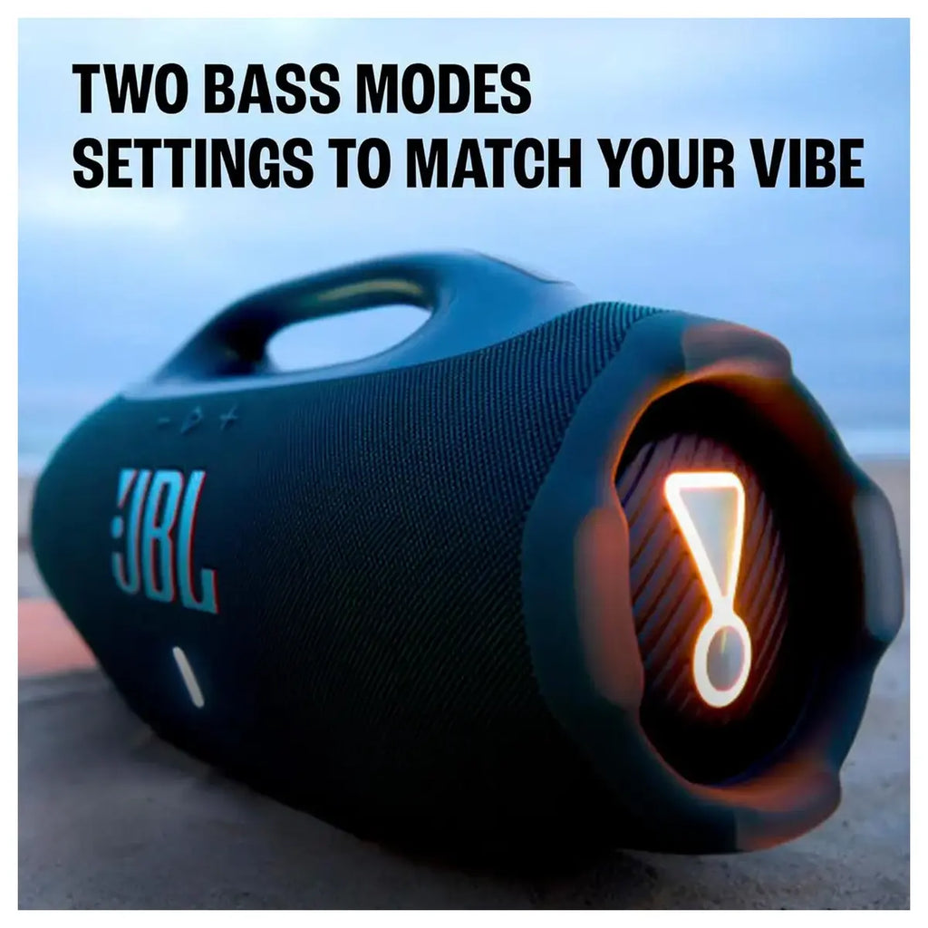 JBL Boombox 4 Portable Waterproof Speaker, Up To 34 Hours Playtime, Auracast, Black