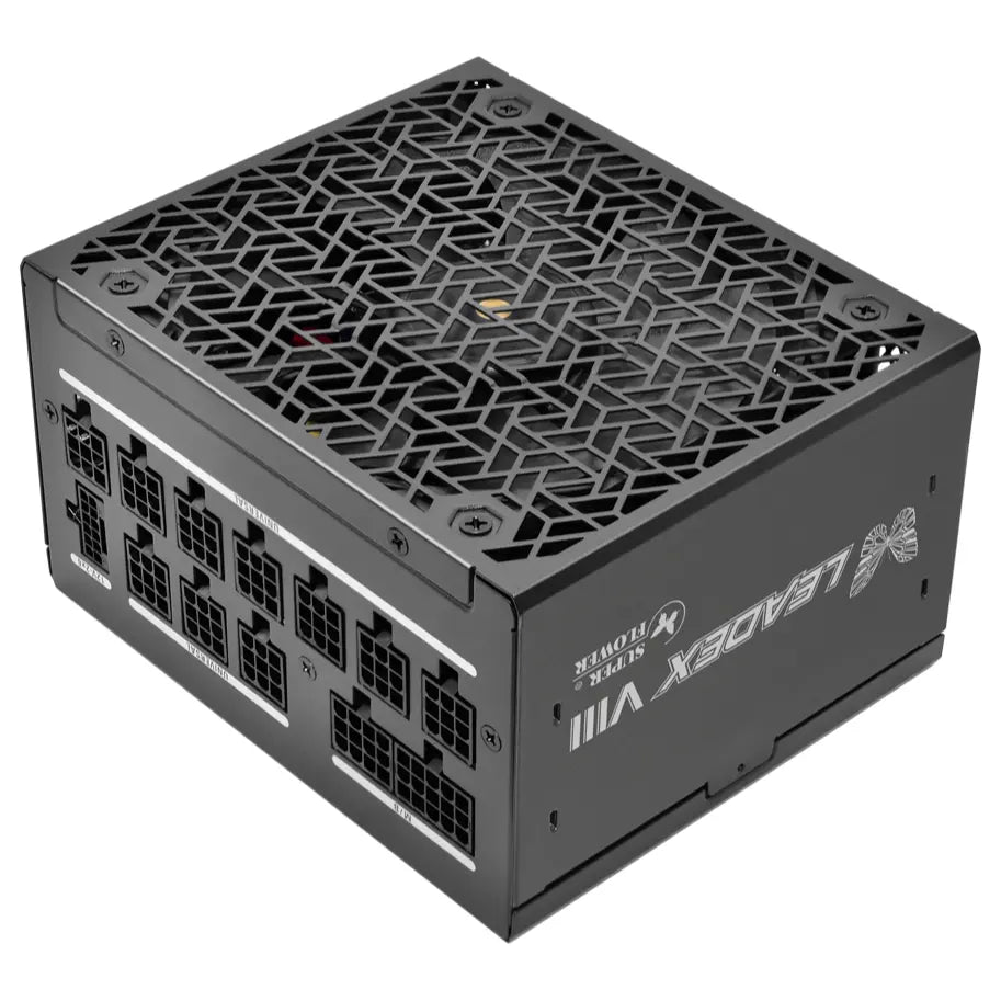 Super Flower LEADEX VIII Platinum PRO Power Supply 1000W ATX 3.1 PCIe 5.1 Black SF-1000F14SP(T)
