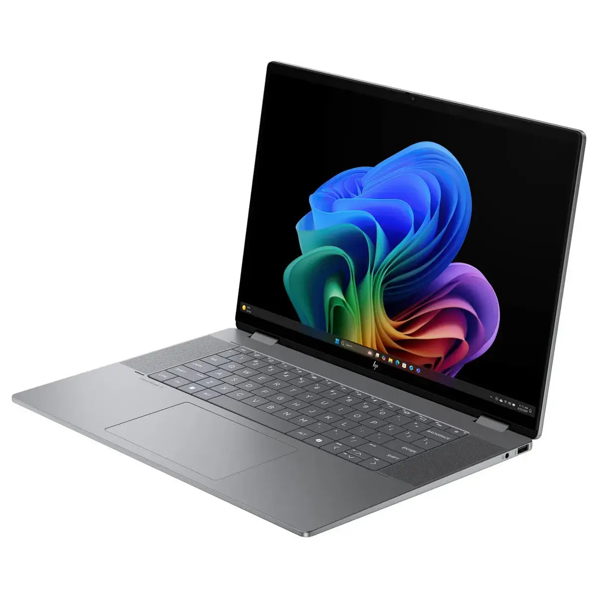 HP OmniBook X FlipNGAI 16-AR0013DX Laptop, AMD Ryzen AI 5 340, 16GB RAM, 512GB SSD, 16.0 Inch 2K IPS Multitouch, Meteor Silver
