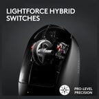 Logitech G PRO X Superlight 2 Lightspeed Wireless Gaming Mouse, Hero 2 Sensor, 32,000 DPI, 5 Programmable Buttons, USB-C Charging, Black, 910-006632