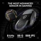 Logitech G PRO X Superlight 2c Lightspeed Gaming Mouse, 44K DPI, Up To 8kHz Polling, Black