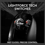 Logitech G PRO X Superlight 2c Lightspeed Gaming Mouse, 44K DPI, Up To 8kHz Polling, Black