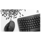 Logitech Wave Keys and Lift Combo, Wireless Keyboard and Mouse Combo, Graphite, 920-013639