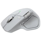 Logitech MX Master 4 Ergonomic Wireless Mouse, Bluetooth, USB-C Charging, Haptic Feedback, Ultra-Fast Scrolling, Pale Grey