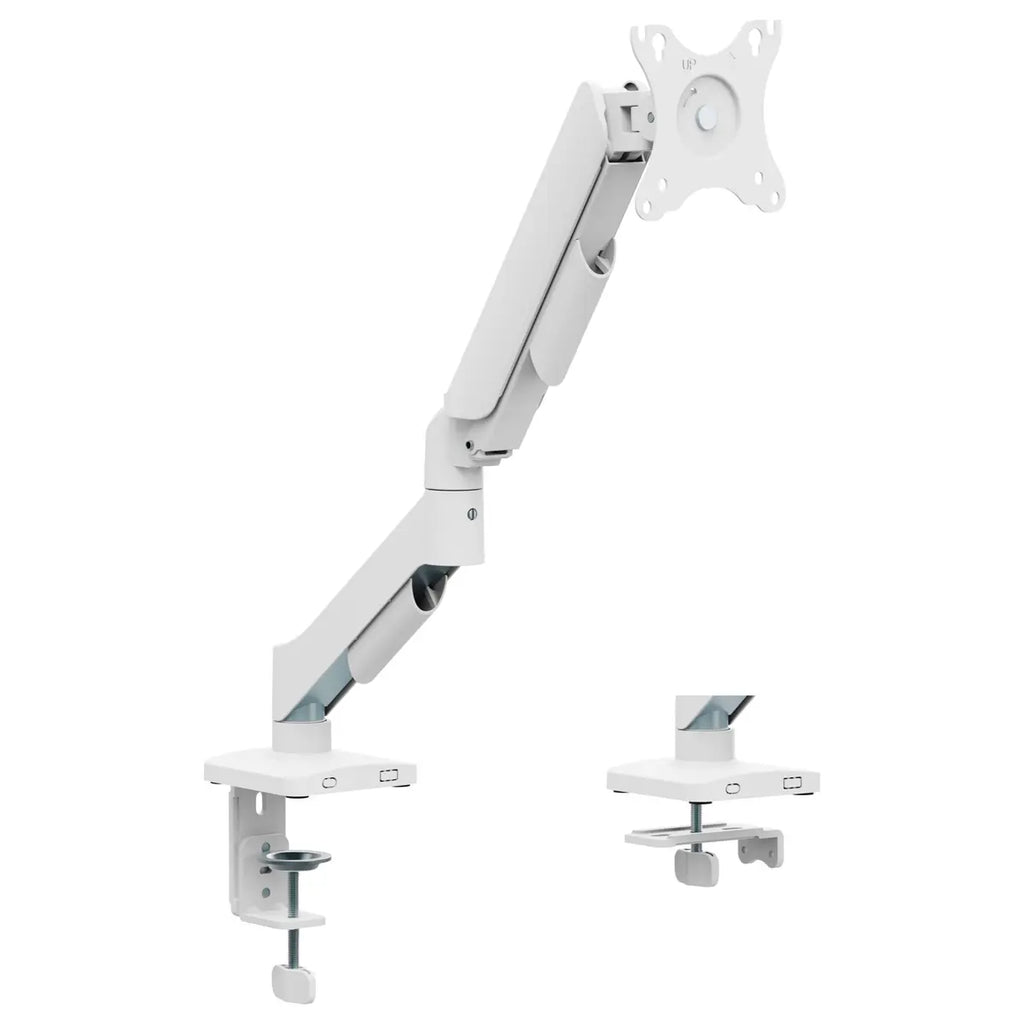 MXG EMA-12W Economical Mechanical Spring Monitor Arm White
