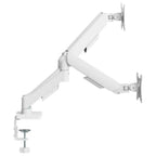 MXG EMA-24W Economical Mechanical Spring Dual Monitor Arm White