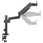 MXG PMA-12 Single Monitor Pole-Mounted Spring-Assisted Monitor Arm