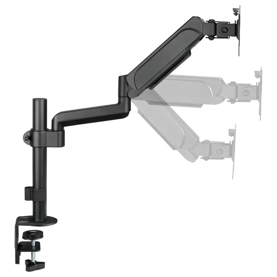 MXG PMA-12 Single Monitor Pole-Mounted Spring-Assisted Monitor Arm