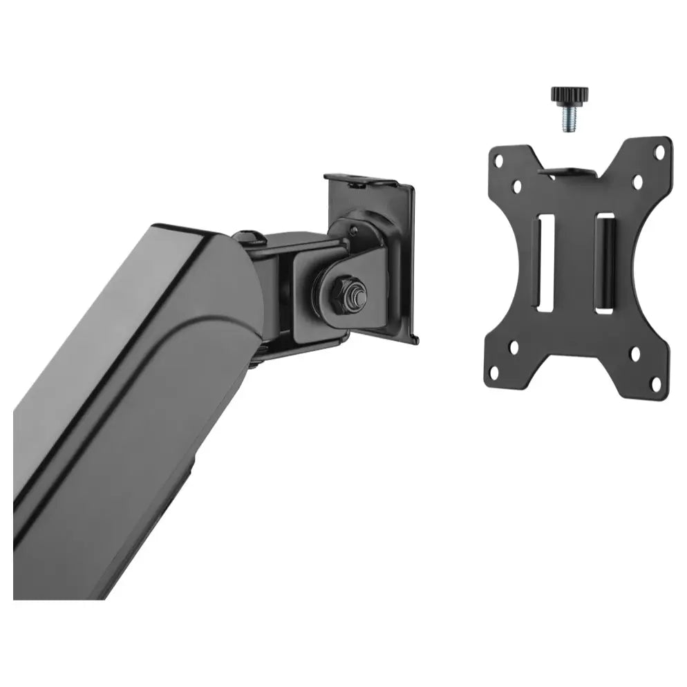 MXG PMA-12 Single Monitor Pole-Mounted Spring-Assisted Monitor Arm