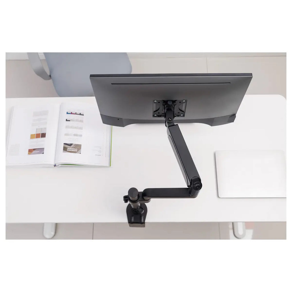 MXG PMA-12 Single Monitor Pole-Mounted Spring-Assisted Monitor Arm