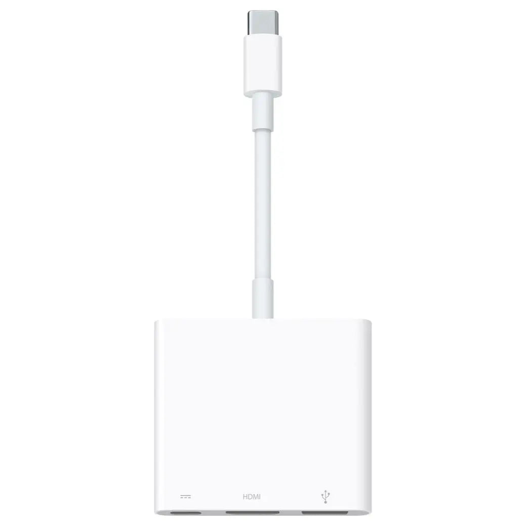 Apple USB-C Digital AV Multiport Adapter, HDMI USB-C USB-A, 4K 60Hz, MW5M3