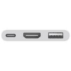 Apple USB-C Digital AV Multiport Adapter, HDMI USB-C USB-A, 4K 60Hz, MW5M3