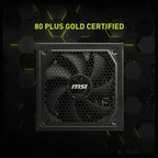 MSI MAG A1000GL PCIE5 Power Supply 1000W 80 Plus Gold Fully Modular ATX3.0
