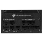 MSI MPG A850GS PCIE5 Power Supply 850W 80 PLUS Gold Full Modular, Native 12V-2x6, Dual-Color 12V-2x6 Cable
