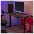MXG MGD-01R RGB Electric Sit-Stand Desk, White | Free Shipping