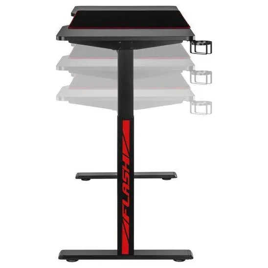 MXG MGD-01R RGB Electric Sit-Stand Desk, White | Free Shipping