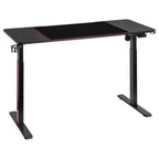 MXG MGD-01R RGB Electric Sit-Stand Gaming Desk Black | Free Shipping