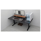 MXG DMD-01 Motorized Sit-Stand Gaming Desk Dual Motor 4.5ft x 2ft 0.75 Inches Thick Matte Black