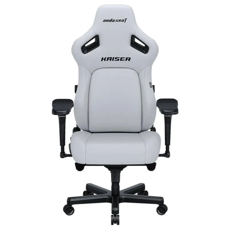 Anda Seat Kaiser 4 L V2 Leather Gaming Chair Cloudy White | Free Shipping