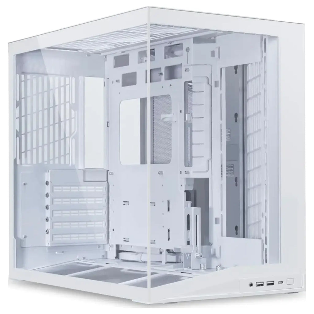 Lian Li O11 Dynamic Mini V2 Compact ATX Mid-Tower Airflow Computer Case White G99.O11DMIV2W.00