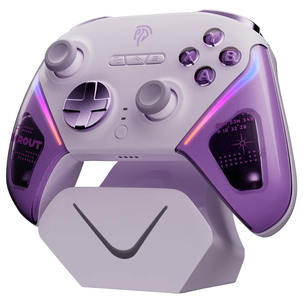 EasySMX D10 Wireless Gamepad Pro, Tri-Mode Connectivity, TMR Anti-Drift Joysticks, 1000Hz Polling Rate, Farout Purple