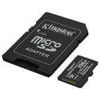 Kingston Canvas Select Plus 256GB MicroSD Memory Card With SD Adapter, Up To 150MB/s Read, Class 10 UHS-I U1 U3 V10 V30 A1