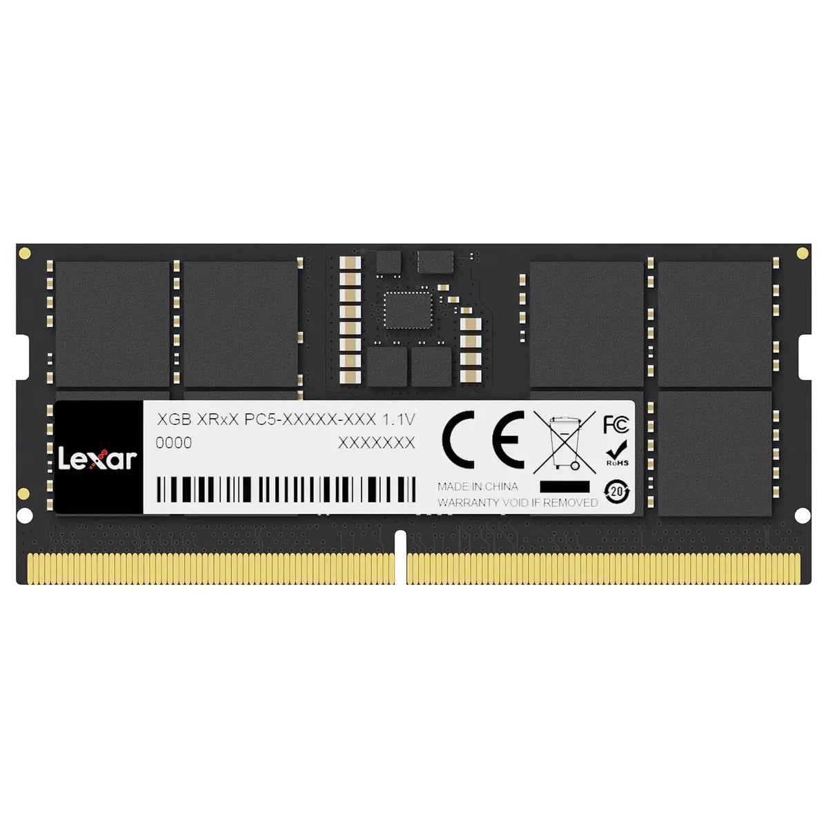 Lexar 8GB DDR5 SODIMM Laptop Memory 5600MT/s