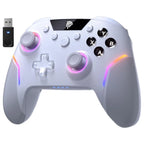 EasySMX X20 Wireless Gaming Controller, RGB Backlit, 2-Stage Hall Effect Stick, 1000Hz Polling Rate, 6-Axis Gyro, Mech Buttons