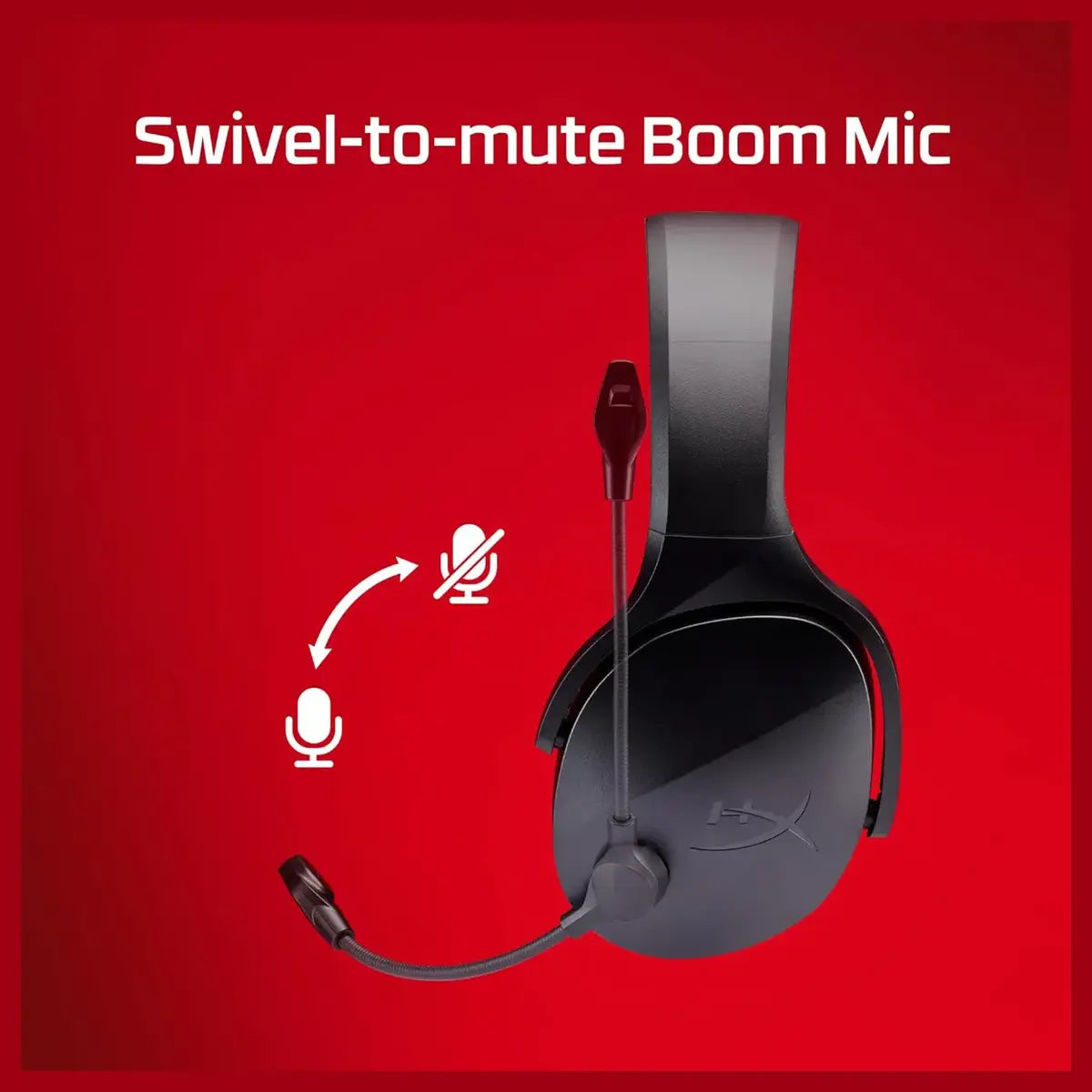 HyperX Cloud Jet Dual Wireless Gaming Headset, 2.4GHz Dongle Bluetooth 5.3, 40mm Drivers, Up To 25 Hours, Black AJ0T1AA