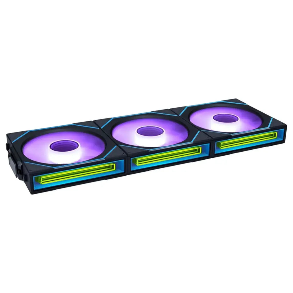 Lian Li UNI Fan SL-Infinity Wireless 120 Triple Pack Reverse Blade, Controller Included, Black G99.12RSLIN1W3B.00