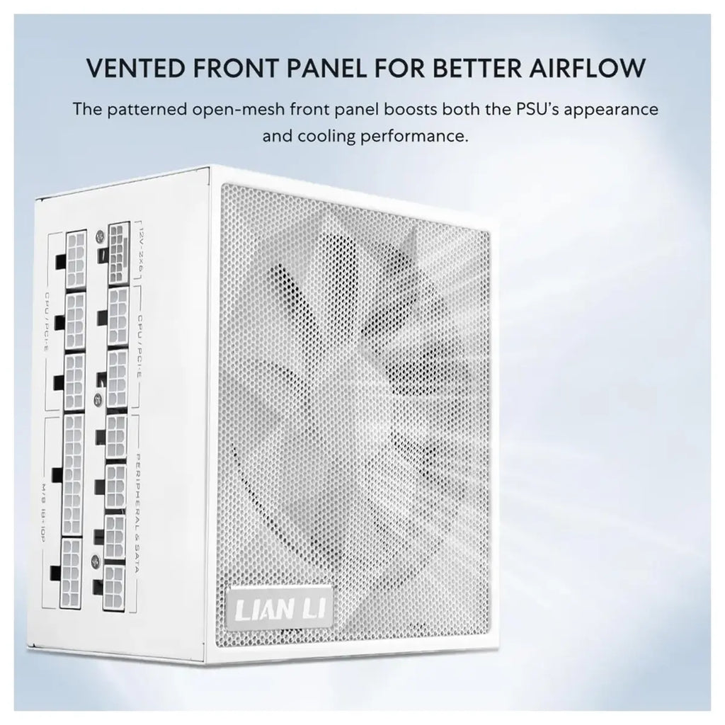 Lian Li SX Platinum 850W Power Supply Full Modular ATX 3.1 PCIe 5.1 White SX0850P.W