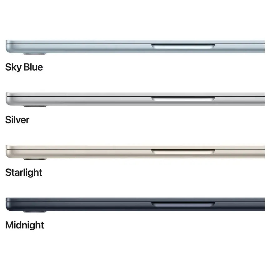 Apple MacBook Air 13 Inch Laptop Apple M5 10-Core 16GB RAM 512GB SSD Backlit Keyboard Touch ID Midnight MDHE4