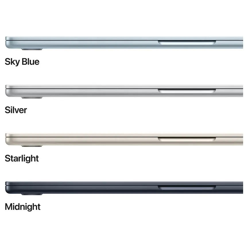 Apple MacBook Air 15 inch Apple M5 10-Core Chip 16GB Unified RAM 512GB SSD Silver MDV94