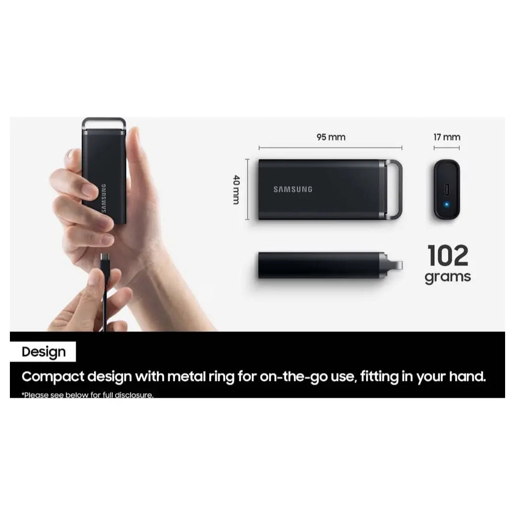 Samsung Portable SSD T5 EVO 4TB USB 3.2 Gen 1 460MB/s Read