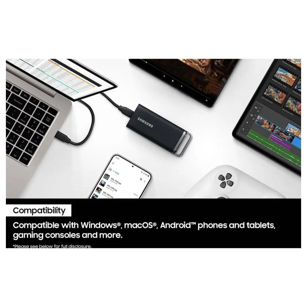 Samsung Portable SSD T5 EVO 4TB USB 3.2 Gen 1 460MB/s Read