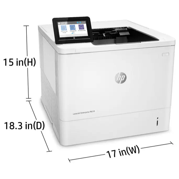 HP LaserJet Enterprise M610dn Monochrome Printer, 55 Ppm, 1200x1200 Dpi, Automatic 2-Sided Printing (Official Warranty)