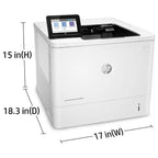 HP LaserJet Enterprise M610dn Monochrome Printer, 55 Ppm, 1200x1200 Dpi, Automatic 2-Sided Printing (Official Warranty)