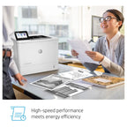 HP LaserJet Enterprise M611DN Monochrome Printer, 65ppm, 1200x1200dpi, Auto Duplex, USB-B Ethernet