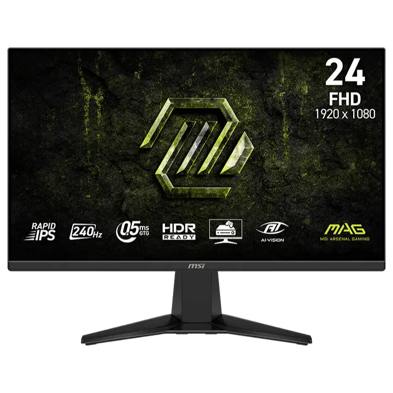 MSI MAG 245F X24 23.8 Inch FHD Rapid IPS 240Hz 0.5ms Gaming Monitor