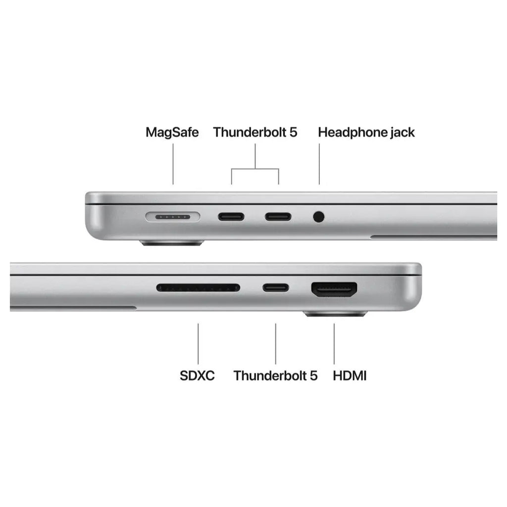 Apple MacBook Pro, Apple M5 Pro 15-Core, 24GB Unified RAM 1TB SSD, 14' Liquid Retina XDR, Touch ID, Silver MGDN4