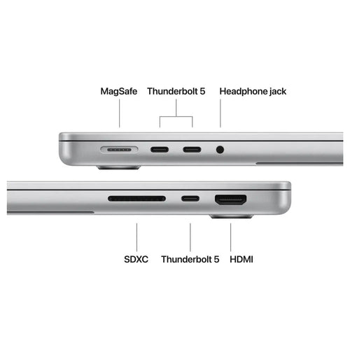 Apple MacBook Pro, Apple M5 Pro 15-Core, 24GB Unified RAM 1TB SSD, 14" Liquid Retina XDR, Touch ID, Silver MGDN4