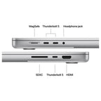 Apple MacBook Pro 16 Inch Apple M5 Max 18-Core Chip 48GB Unified RAM 2TB SSD macOS Silver MGE94