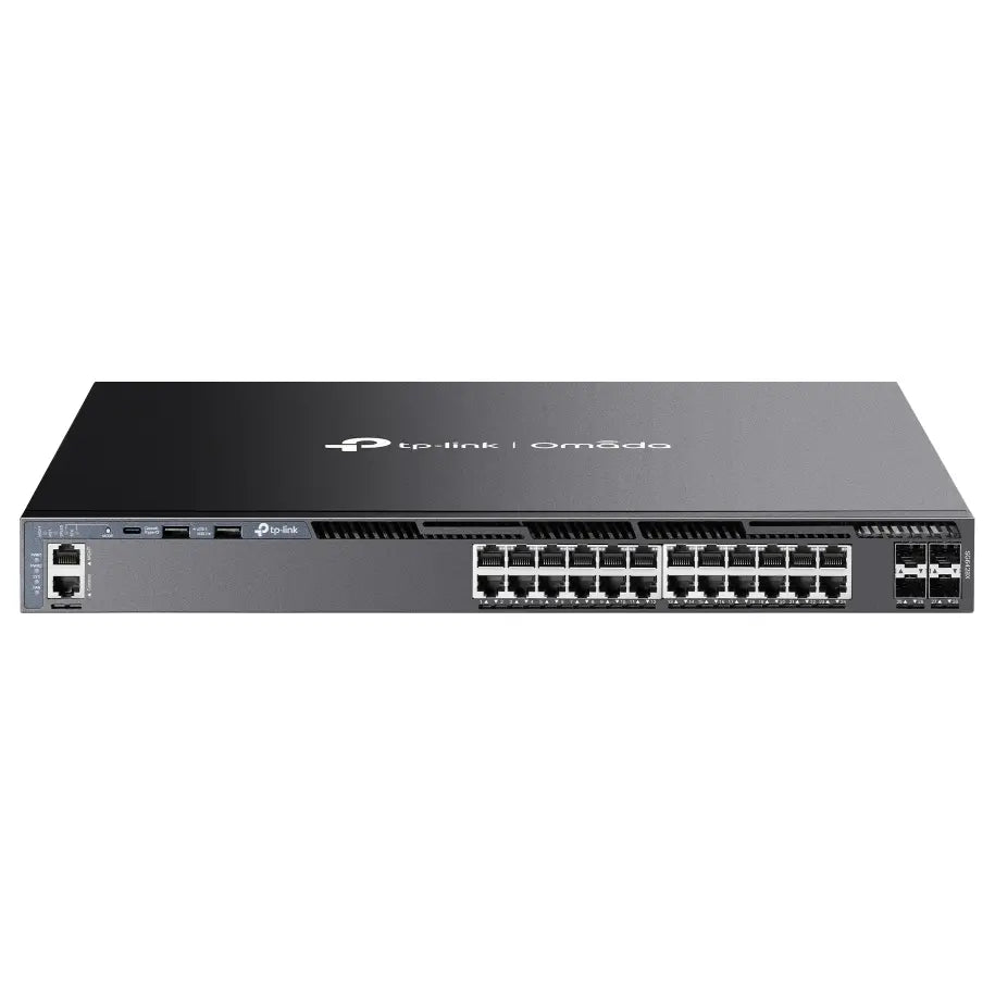 TP-Link Omada SG6428X 24-Port Gigabit Stackable L3 Managed Switch, 4x10Gbps SFP+