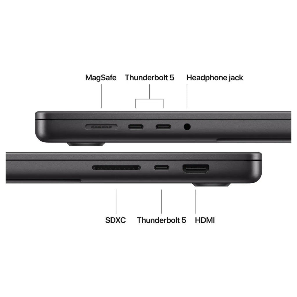 Apple MacBook Pro 16 inch, M5 Pro 18-Core, 48GB RAM 1TB SSD, Liquid Retina XDR, 20-Core GPU, Magic Keyboard with Touch ID, Space Black MGEC4
