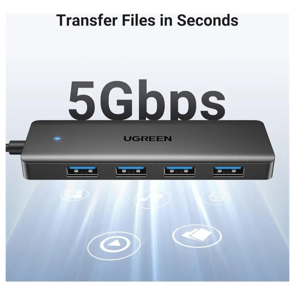 UGREEN 25851 USB 3.0 HUB 4-Port USB-A Splitter Up To 5Gbps