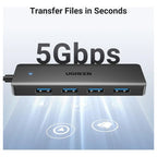 UGREEN 25851 USB 3.0 HUB 4-Port USB-A Splitter Up To 5Gbps