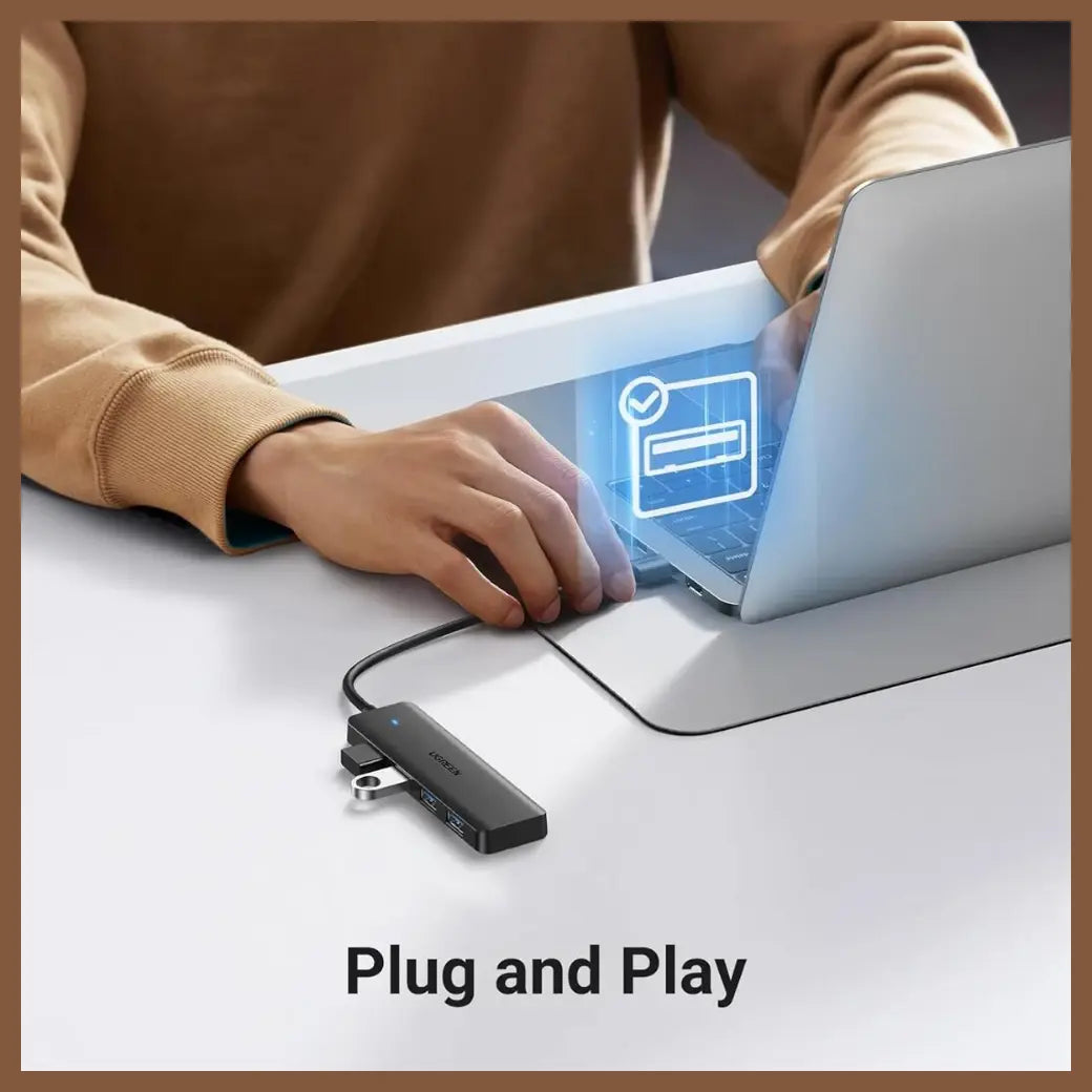 UGREEN 25851 USB 3.0 HUB 4-Port USB-A Splitter Up To 5Gbps