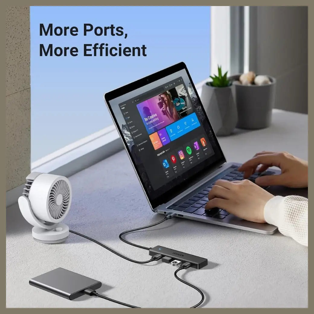 UGREEN 25851 USB 3.0 HUB 4-Port USB-A Splitter Up To 5Gbps